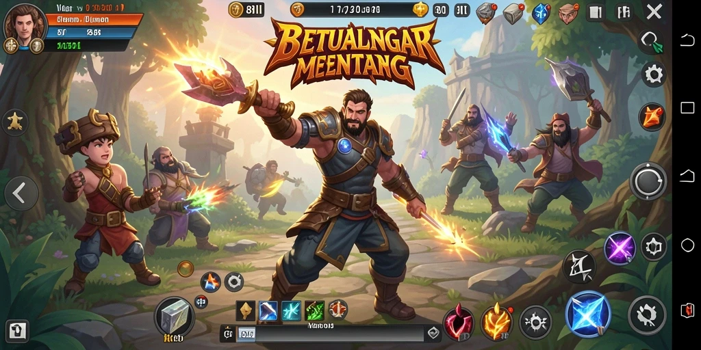 Tampilan gameplay RPG yang menakjubkan di 8II.