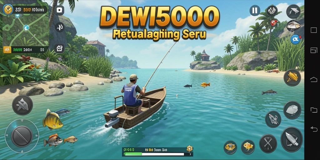 Tangkapan ikan yang memukau dalam DEWI5000.