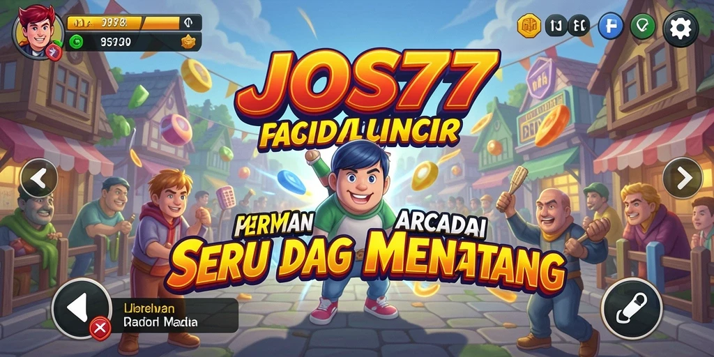 Tampilan gameplay seru dari JOS77 dengan karakter yang menarik.