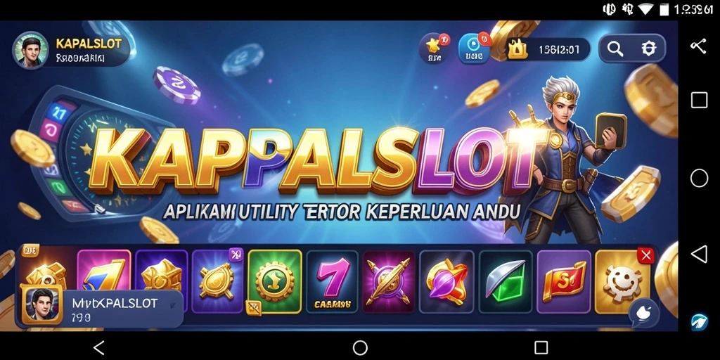 Tampilan antarmuka KAPALSLOT yang intuitif memudahkan pengguna.
