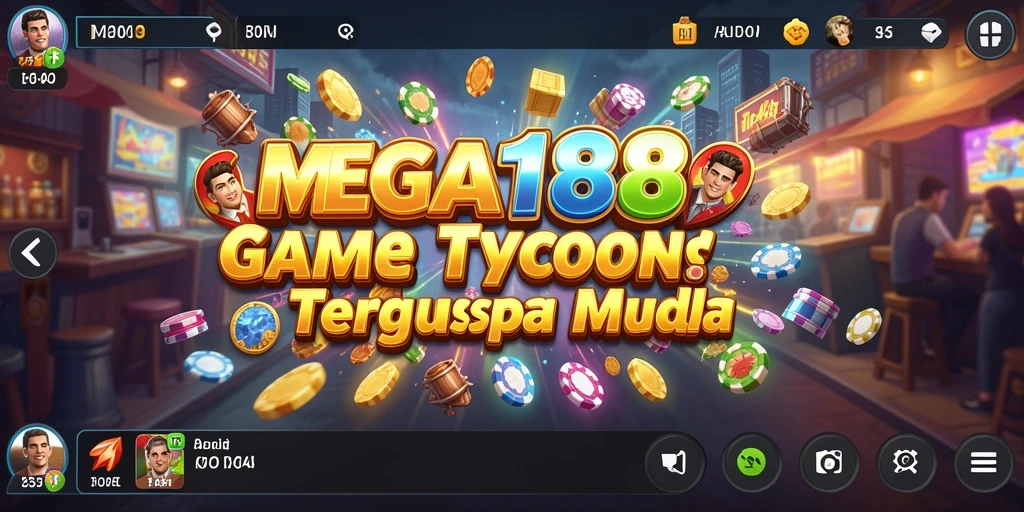 Tangkapan layar gameplay <strong>MEGA188</strong> yang menunjukkan strategi membangun bisnis.