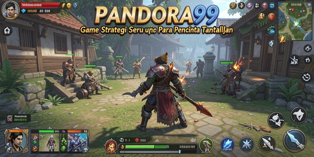 Tampilan gameplay seru dan penuh strategi di PANDORA99.